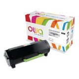 Toner remanufacturé OWA - haute capacité - Noir - pour LEXMARK 50F2H00, 50F2H0E