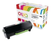 Toner remanufacturé OWA - haute capacité - Noir - pour LEXMARK 50F2H00, 50F2H0E
