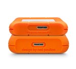 LaCie Rugged Mini disque dur externe 2 To 5400 tr/min Micro-USB B 3.2 Gen 1 (3.1 Gen 1) Orange, Argent