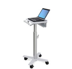 Ergotron StyleView Laptop Cart, SV10 Aluminium, White Multimedia cart