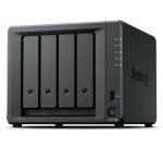 Synology DiskStation DS925+ serveur de stockage NAS Ryzen Embedded V1500B 4 Go DDR4 0 To Noir