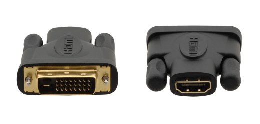 Kramer Electronics 99-9497001 cambiador de género para cable DVI–D HDMI Negro, Oro