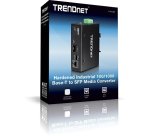 Trendnet TI-F11SFP convertisseur de support réseau 1000 Mbit/s Noir