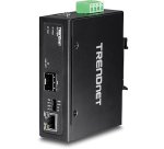 Trendnet TI-F11SFP convertisseur de support réseau 1000 Mbit/s Noir