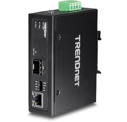 Trendnet TI-F11SFP convertisseur de support réseau 1000 Mbit/s Noir