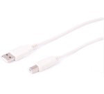 Uniformatic 1.8m USB 2.0 A-B câble USB 1,8 m USB A USB B Blanc