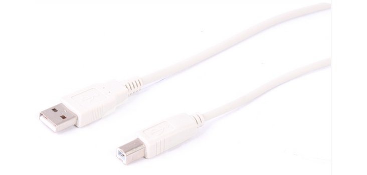 Uniformatic 1.8m USB 2.0 A-B câble USB 1,8 m USB A USB B Blanc