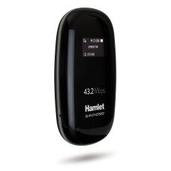 Hamlet HHTSPT3GM42 wireless router Single-band (2.4 GHz) 3G Black
