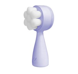 Muitomas FACEBRUSHVL spazzola per la pulizia del viso Spazzola per massaggi Viola, Bianco