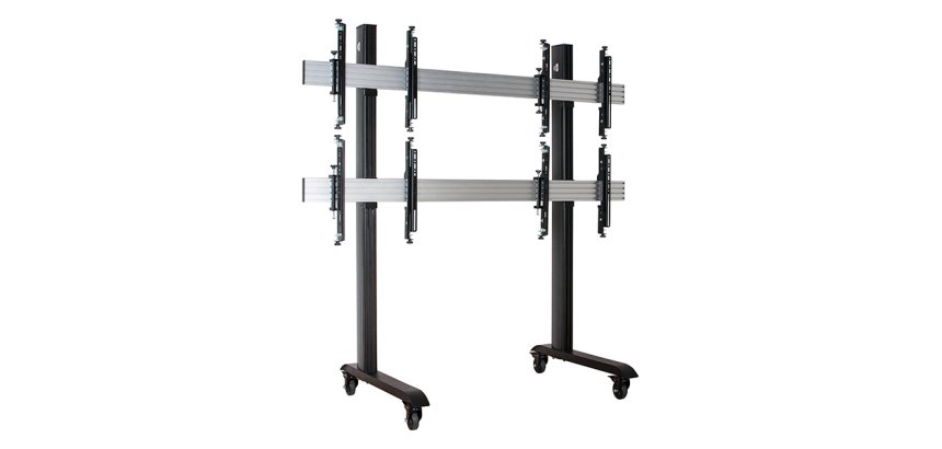 B-Tech BT8371 152,4 cm (60") Noir, Argent