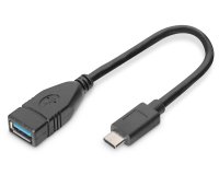 Digitus Cable adaptador USB Type-C, OTG, Type-C a A