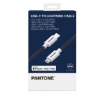 Pantone PT-CTL002-5N lightning cable 1.5 m Blue, White