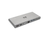 Tripp Lite U442-DOCK4-INT base para portátil y replicador de puertos Alámbrico USB 3.2 Gen 2 (3.1 Gen 2) Type-C Gris