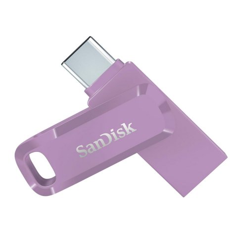 SanDisk Ultra Dual Drive Go USB 128GB lecteur USB flash 128 Go USB Type-A / USB Type-C 3.2 Gen 1 (3.1 Gen 1) Lavande