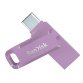 SanDisk Ultra Dual Drive Go USB 256GB USB flash drive USB Type-A / USB Type-C 3.2 Gen 1 (3.1 Gen 1) Lavendel