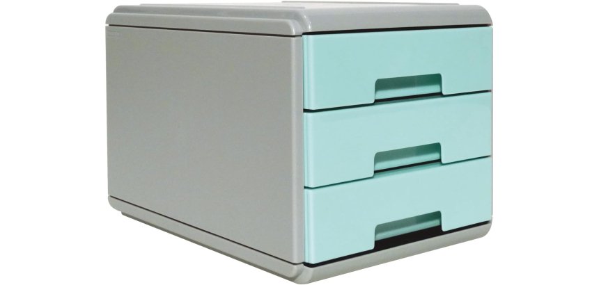 ARDA 19P3PPASBL organizzatore per cassetto di scrivania Azzurro