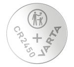 Varta LITHIUM Coin CR2450 (Batteria a bottone, 3V) Blister da 1