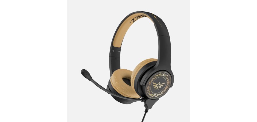 OTL Technologies Nintendo Zelda Crest Auricolare Cablato A Padiglione Gaming Marrone, Grigio