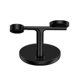 Baseus WXTE000101 cargador de dispositivo móvil Smartphone, Reloj inteligente Negro Corriente alterna, USB Interior