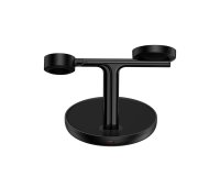 Baseus WXTE000101 cargador de dispositivo móvil Smartphone, Reloj inteligente Negro Corriente alterna, USB Interior