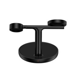 Baseus WXTE000101 cargador de dispositivo móvil Smartphone, Reloj inteligente Negro Corriente alterna, USB Interior