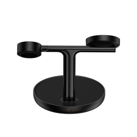 Baseus WXTE000101 cargador de dispositivo móvil Smartphone, Reloj inteligente Negro Corriente alterna, USB Interior