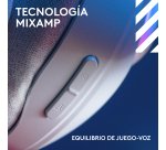 Logitech G Auriculares inalámbricos Astro A20 X LIGHTSPEED para gaming para PS5, Xbox, Switch y PC con PLAYSYNC AUDIO de dos sistemas, Bluetooth, RGB LIGHTSYNC y micrófono con varilla de 48 kHz, Blanco