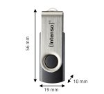 Intenso USB flash drive Office Line, 32 GB, USB-A, 3.2 Gen 1x1, black-silver