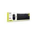 Port Designs 900900-UK clavier Souris incluse Universel USB QWERTY Anglais britannique Noir