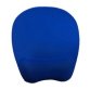 Tapis souris q-connect repose-poignet ergonomique    mousse grand confort facilement nettoyable coloris bleu
