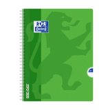 Cahier Oxford OpenFlex 24x32cm grands carreaux Seyès 180 pages reliure spirale couverture polypro coloris assortis