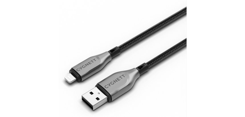 Cygnett CY4658PCCAL lightning cable 1 m Black, Grey