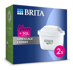 Brita Filtro per acqua MAXTRA PRO Limescale Expert Pack 2 - NUOVA GENERAZIONE - Ideale per bevande calde & massima protezione dal calcare