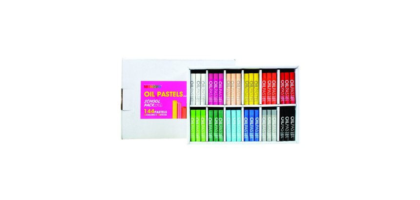 Classpack pastels a l'huile ronds oz mungyo 144 unites    coloris assortis