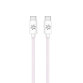 Celly USBCUSBCCOTTPK cable USB 1,5 m USB C Rosa, Blanco