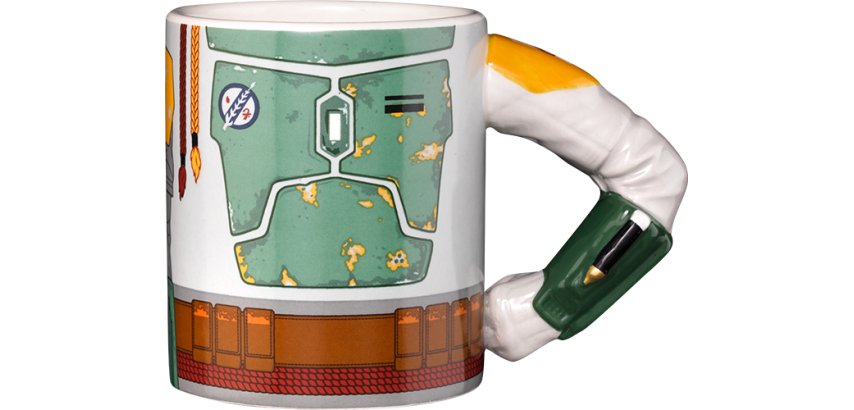 Exquisite Gaming Boba Fett tazza Marrone, Verde, Rosso, Bianco Universale 1 pz