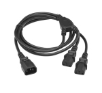 Eaton P004-02M-2C13EU câble électrique Noir 2 m IEC C14 IEC C13