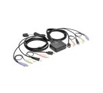 Tripp Lite B032-HUA2 commutateur écran, clavier et souris Noir