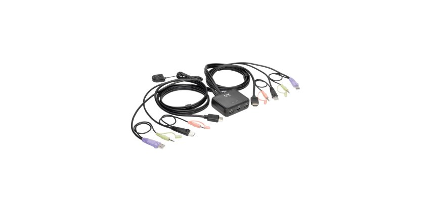Tripp Lite B032-HUA2 commutateur écran, clavier et souris Noir