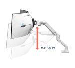 Ergotron HX Series HX ARM WITH VERY HEAVY DUTY PIVOT DESK 144,8 cm (57") Bureau Blanc
