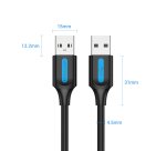 Vention Cable USB 2.0 COJBG/ USB Macho - USB Macho/ 2m/ Negro