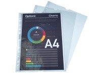 Bloc 50 pochettes perforées PP lisse Quick Doc - A4 - Cristal