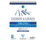 Dessin à Grain bloc spiralé 30F A5 180g
