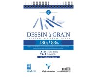 Dessin à Grain bloc spiralé 30F A5 180g