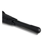 Muitomas UMBRSTRAIGHTBK umbrella Black Fiberglass Polyester Full-sized Rain umbrella
