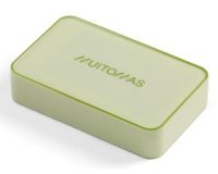 Muitomas MANICURESETGN manicure/pedicure implement Set Green, Silver