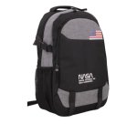 Mochila para portátil 15,6" NASA BAG02 City backpack Negro, Gris Oxford