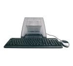 Hamlet XTMS100KM Tiramisù Notebook stand with keyboard and mouse Black