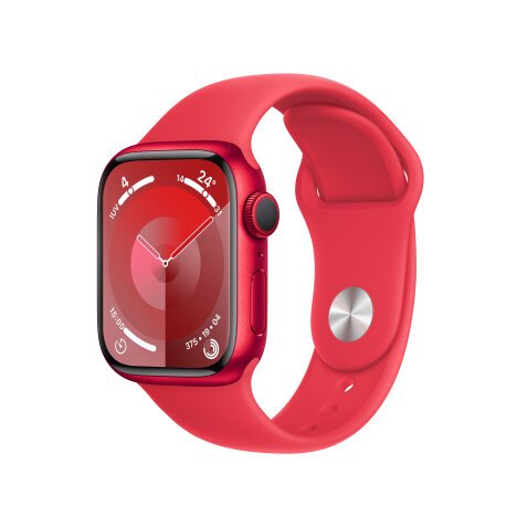 Apple Watch Series 9 41 mm Digitaal 352 x 430 Pixels Touchscreen Rood Wifi GPS