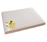 Barquette de 500 sets de table papier gaufré glacé Tiss Lack uni- Format 30X40 cm - Couleur blanc. - Blanc